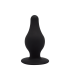 SILEXD SILICONE PLUG MODEL 2 3" S BLACK