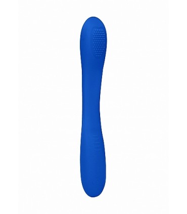 VIBRADOR RECARGABLE ULTRAFLEXIBLE DOUBLE ENDED AZUL