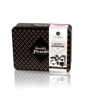 KIT DE BONDAGE 8 PIÈCES - NOIR