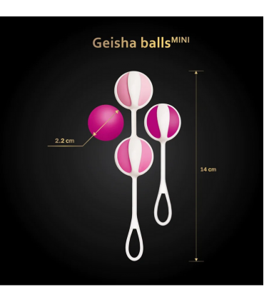 PALLINE CINESI SFERE DI GEISHA MINI LAMPONE