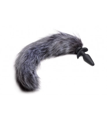 VIBRATOR PLUG W/ CONTROL AND 3 DIFFERENT TAILS