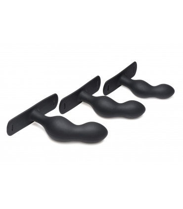 PLUG DE PROSTATE EN SILICONE AVEC HARNAIS