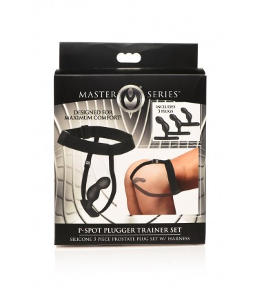 PLUG DE PROSTATE EN SILICONE AVEC HARNAIS