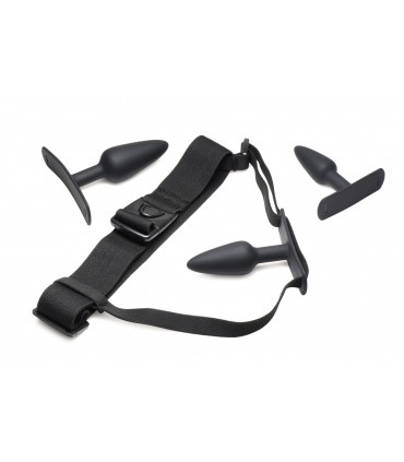 SET 3 SPINE IN SILICONE CON CABLAGGIO