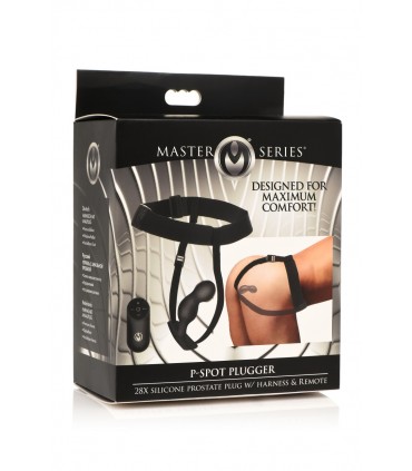 PLUG PROSTÁTICO VIBRADOR C/ MANDO SILICONA Y C/ ARNÉSS