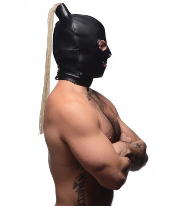 HOOD WITH BLONDE TAIL