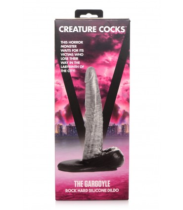 THE GARGOYLE ROCK HARD SILICONE DILDO 23'60 CM X 4'57 CM