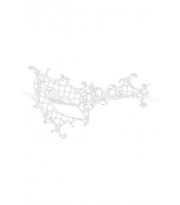 MASCHERA CROISSANT DE LUNE BIANCO