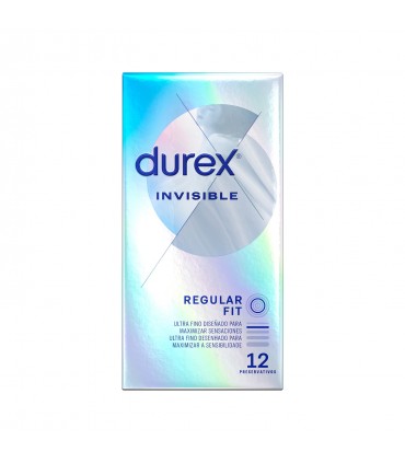 DUREX PRESERVATIFS INVISIBLES SENSIBLES 12 UNITÉS