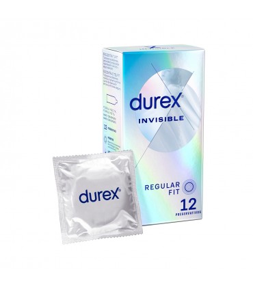 DUREX PRESERVATIFS INVISIBLES SENSIBLES 12 UNITÉS