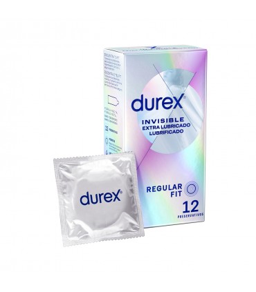 DUREX PRÉSERVATIFS LUBRIFIÉS INVISIBLES 12 UNITÉS
