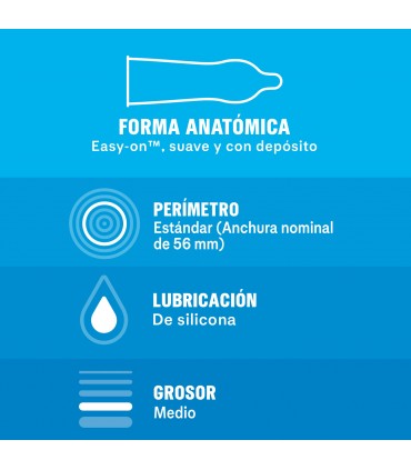 DUREX NATURAL PLUS PRESERVATIFS CLASSIQUES 12 UDS