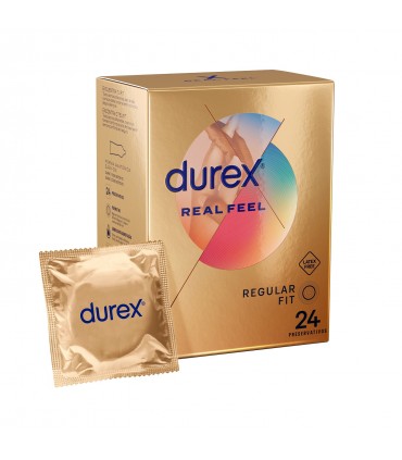 DUREX REAL FEEL PRESERVATIFS 24 UNITES