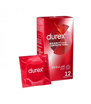 CONDOMS DUREX SENSITIVE TOTAL CONTACT 12 UNITS