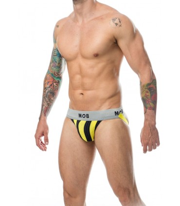 SPORT JOCKSTICK GELB-SCHWARZ M