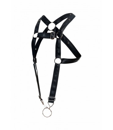 DNGEON ADJUSTABLE BACK HARNESS WITH RING SINGLE T.