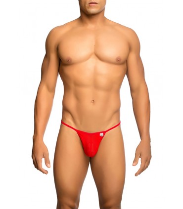 ROTER MESH-TANGA L/XL
