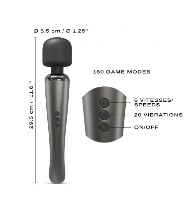 SILVER USB MEGAWAND MASSAGER