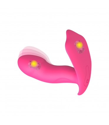VIBRATOR WITH RECHARGEABLE CONTROL SECRET CLIT