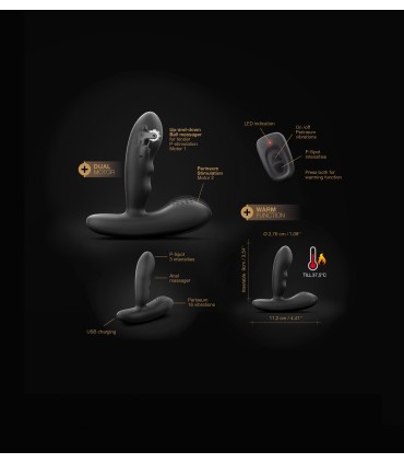VIBRADOR PROSTÁTICO C/ MANDO P-STROKER