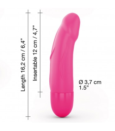 VIBRADOR SILICONA RECARGABLE S ROSA