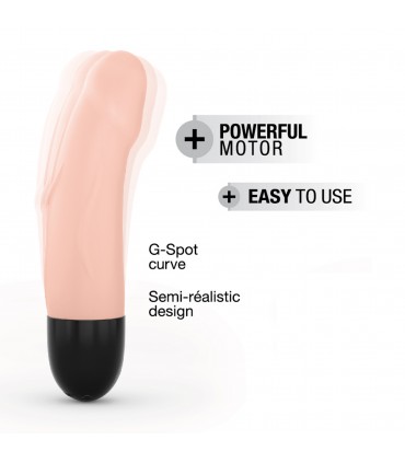S FLESH WIEDERAUFLADBARER VIBRATOR AUS SILIKON