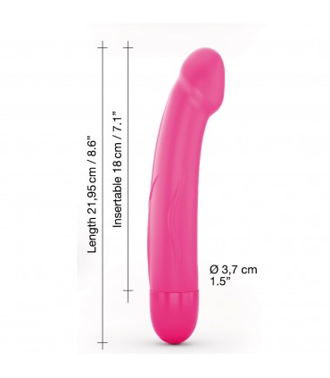 VIBRADOR SILICONA RECARGABLE M ROSA