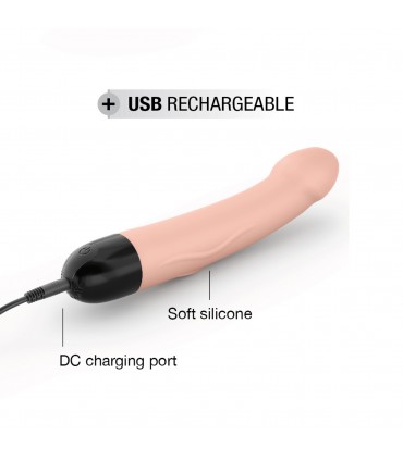 VIBRATEUR EN SILICONE RECHARGEABLE M FLESH