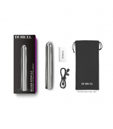 VIBRADOR RECARGABLE SILVER STAR