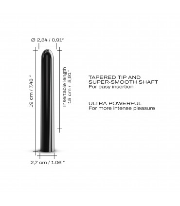 VIBRADOR RECARGABLE BLACK MUSE