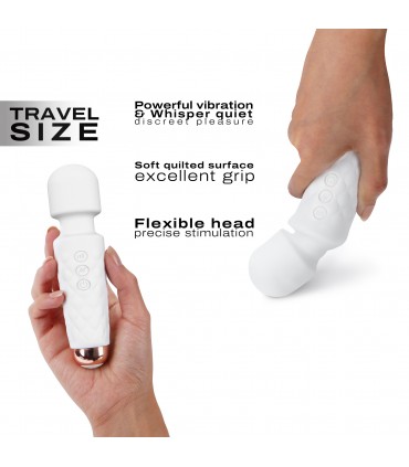WHITE WANDERFUL MINI MASSAGER