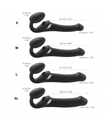 ADJUSTABLE HARNESS MULTI ORGASM BLACK