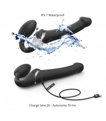 ADJUSTABLE HARNESS MULTI ORGASM XL BLACK