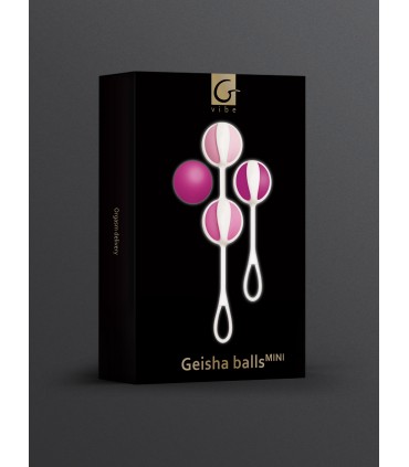 PALLINE CINESI SFERE DI GEISHA MINI LAMPONE