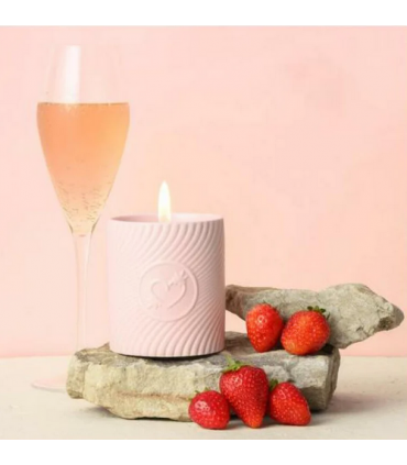 BOUGIE ROSE FRAISE & CHAMPAGNE 820 ML