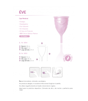 FEMINTIMATE EVE COPPA MESTRUALE TAGLIA L