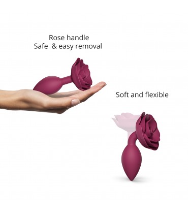 OFFENE ROSEN GRÖSSE M - PFLAUMENSTERN