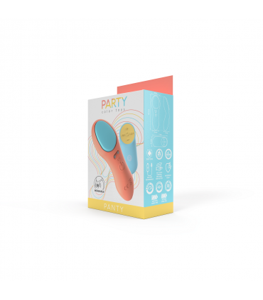 VIBRATEUR DE CULOTTE AVEC COMMANDE USB CORAIL