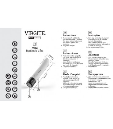 F2 FLUO SILICONE RECHARGEABLE VIBRATOR