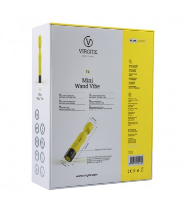 VIBRADOR F4 FLUO SILICONA RECARGABLE