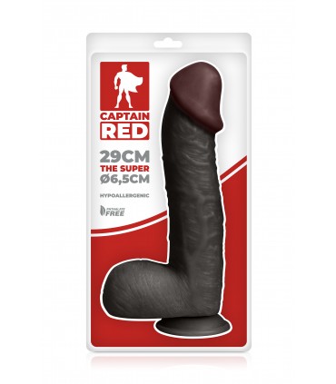 REALISTISCHER SCHWARZER PENIS DER SUPER 30 CM