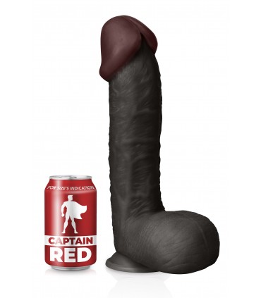 REALISTISCHER SCHWARZER PENIS DER SUPER 30 CM