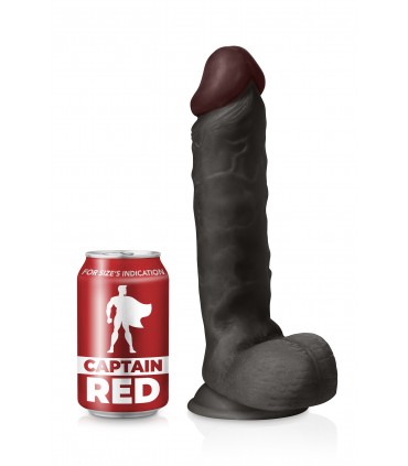 THE INTENSE BLACK REALISTIC PENIS 24 CM