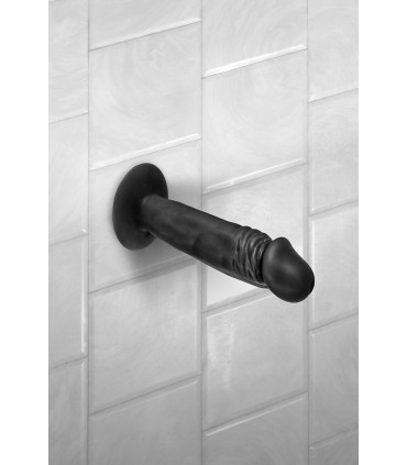 PENE NERO REALISTICO ZACK 16 CM