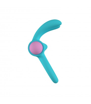 RINY VIBRATING RING W/ BLUE SILICONE USB CONTROLLER