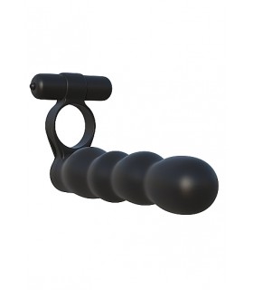 POSABLE PARTNER DOUBLE PENETRATOR  BLACK