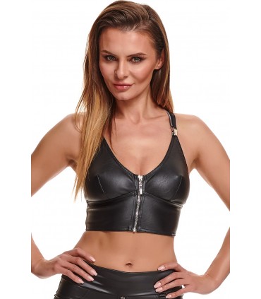 CANOTTA ZITA CON CERNIERA NERA XL