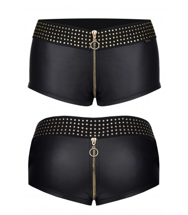 MICHELLE SHORT CON CERNIERA NERO XL