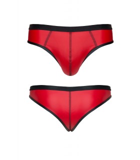 SLIP BRASILEÑO WETLOOK ROJO XL