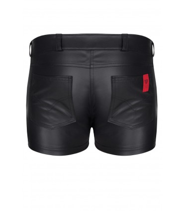 FEDERICO WETLOOK-SHORTS SCHWARZ S